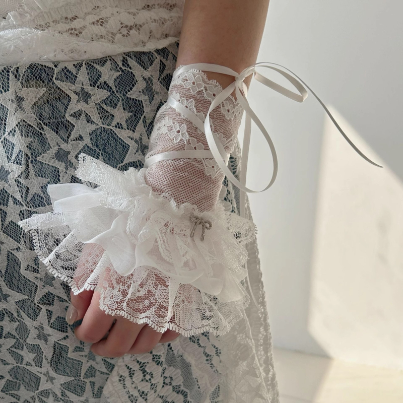 Lolita pitsilise äärega säärisokid, suvised õhukesed võrkkangast varrukad, naiste lohvakad sokid, Jk lipsuga sokid, subkultuur