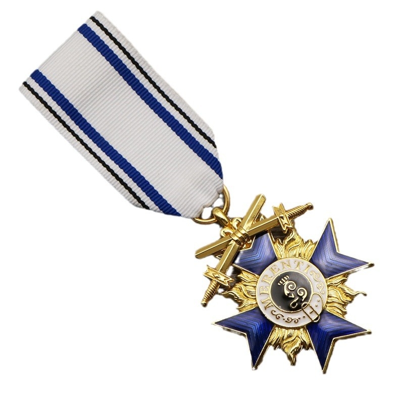 Väliskaubandus Preisimaa Baieri Kroonristi medal, metall-emailmärk, Nõukogude mälestusmärk