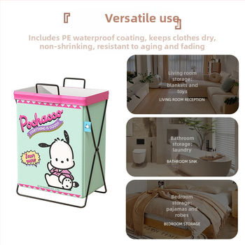 Autentne Sanrio National tasuta saatmisega mitmesugune korv vannitoa ühiselamu multifilmide hoiukorv määrdunud riiete hoiukorv Meloodia