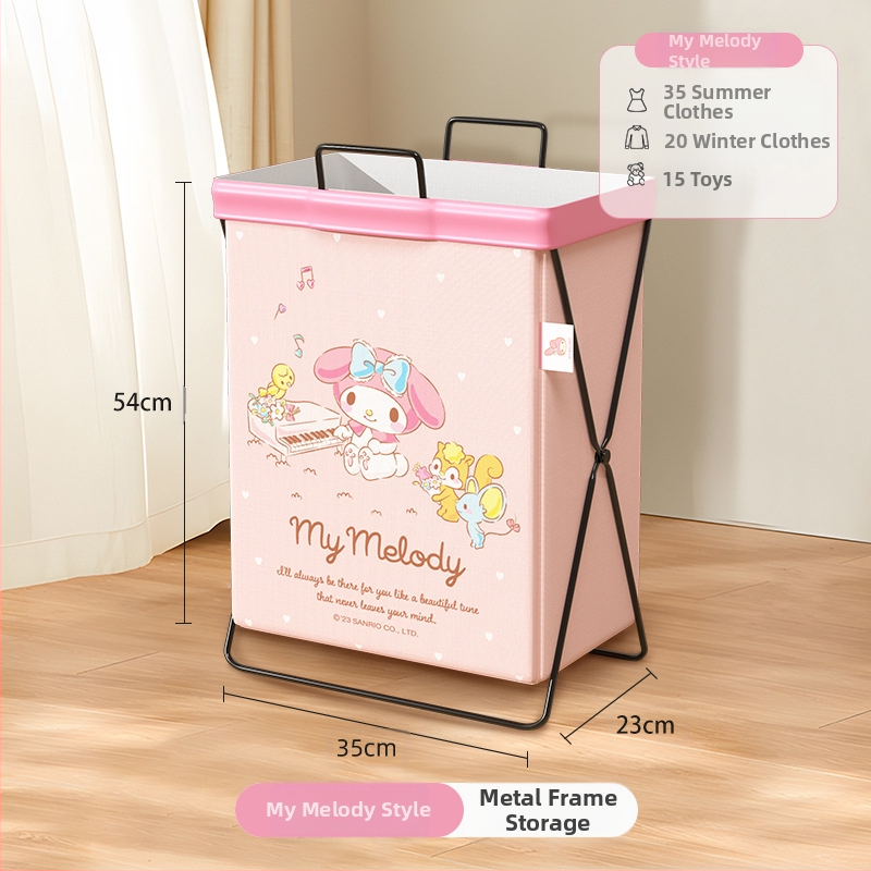 Autentne Sanrio National tasuta saatmisega mitmesugune korv vannitoa ühiselamu multifilmide hoiukorv määrdunud riiete hoiukorv Meloodia