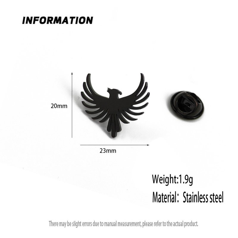 Naujos žavingos kiniško stiliaus Phoenix paukščio vyriškos sagės sąsagos, kostiumo suknelės aksesuarai, personalizuoti universalūs drabužiai