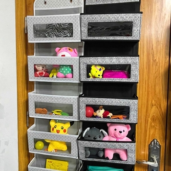 Viiekihiline lausriidest ukse tagumine hoiukott Neljakihiline läbipaistva aknaga ukse tagumine hoiukott Mitmekihiline organiseeriv riputuskott