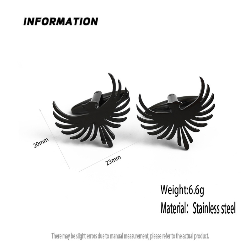 Naujos žavingos kiniško stiliaus Phoenix paukščio vyriškos sagės sąsagos, kostiumo suknelės aksesuarai, personalizuoti universalūs drabužiai