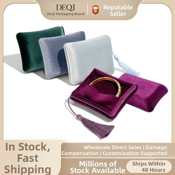 Aukštos kokybės aksominė kutais dekoruota daugiafunkcinė papuošalų dėžutė papuošalų laikymo dėžutė dovanų dėžutė tarpvalstybinei užsienio prekybai pažangiausia prasme