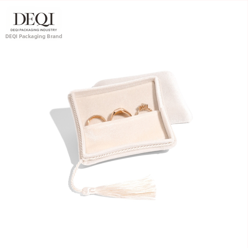 Aukštos kokybės aksominė kutais dekoruota daugiafunkcinė papuošalų dėžutė papuošalų laikymo dėžutė dovanų dėžutė tarpvalstybinei užsienio prekybai pažangiausia prasme