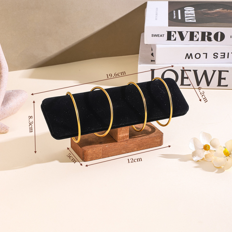 Puidust ehete vitriinkaelakee käevõru alus kella vitriinkäevõru ehete aluse rekvisiitide tehas hulgimüük