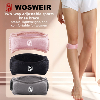 Reguleeritav põlvekedra vöö meestele ja naistele spordijooksu põlvevöö kaitse lööke neeldav kompressioon põlvekaitse korvpall võrkpall