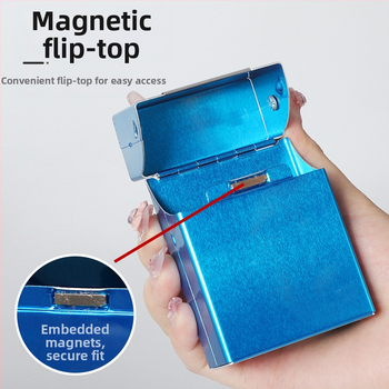 Νέα μαγνητική αγκράφα από κράμα αλουμινίου, ανθεκτική στην πίεση, αδιάβροχη, ανθεκτική στις πτώσεις, μεγάλης χωρητικότητας, υψηλής ποιότητας, εξαιρετικά λεπτή, πολύχρωμη, άμεση πώληση, για άνδρες