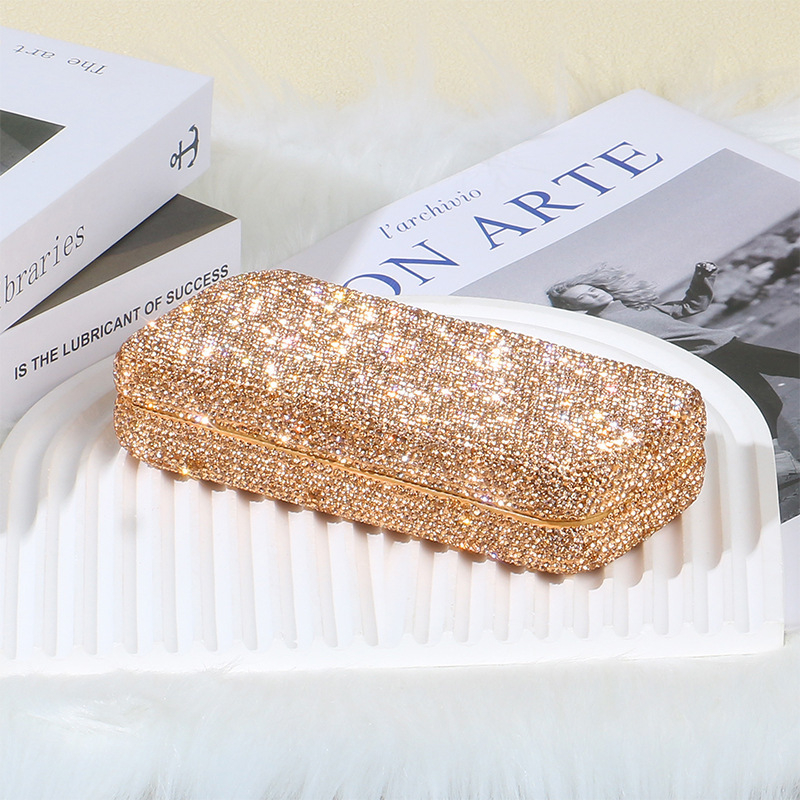 Teemantidega kaetud autoklaaside hoiukast, piiriülene enimmüüdud auto päikeseprillide ümbris, kaasaskantav hoiustamisprillide ümbris autosalongis