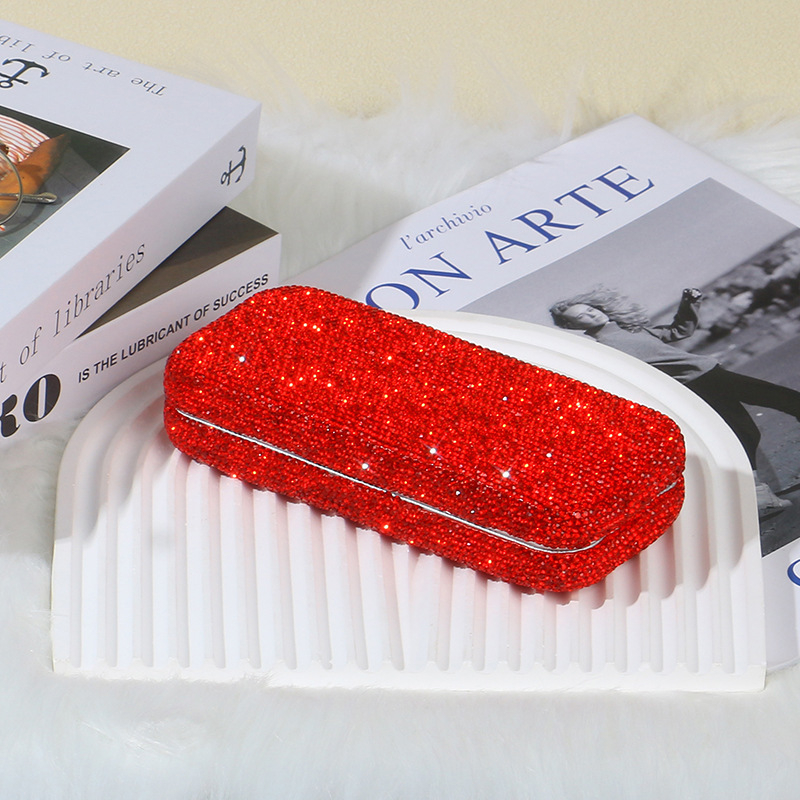 Teemantidega kaetud autoklaaside hoiukast, piiriülene enimmüüdud auto päikeseprillide ümbris, kaasaskantav hoiustamisprillide ümbris autosalongis