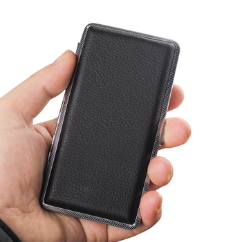 Θήκη τσιγάρων εξαιρετικά μακριά, δερμάτινη θήκη τσιγάρων, ανδρική θήκη τσιγάρων 120 χιλ., μακριά, χειροποίητη, φορητή, ανθεκτική στη συμπίεση