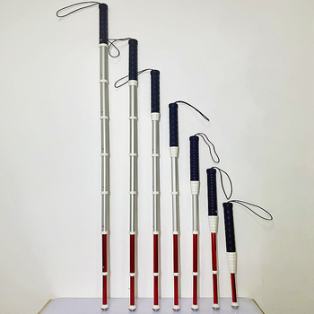 Τηλεσκοπική ομπρέλα 9 τμημάτων από κράμα τιτανίου, ελαφριά και εύχρηστη στη μεταφορά, 8 τμημάτων, με ρολό και μπαστούνι, πατερίτσες πεζοπορίας