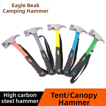 Lauko stovyklavimo kaiščių plaktukas daugiafunkcis nagų plaktukas palapinės baldakimo plaktukas plaktukas stovyklavimo įranga guma