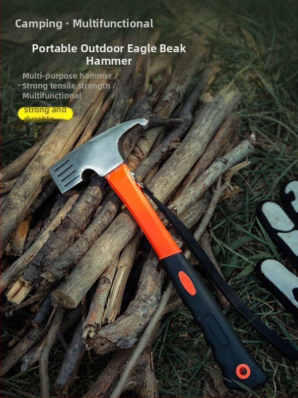 Lauko stovyklavimo kaiščių plaktukas daugiafunkcis nagų plaktukas palapinės baldakimo plaktukas plaktukas stovyklavimo įranga guma