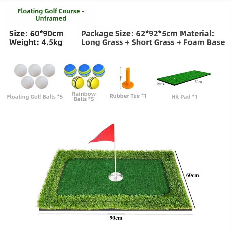 Golfi minigolfiväljak, õues puttamise harjutamine, ujuvgolf, golfisimulatsiooniväljak