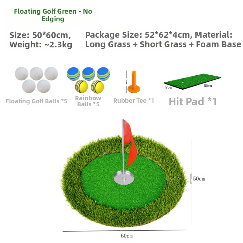 Golfi minigolfiväljak, õues puttamise harjutamine, ujuvgolf, golfisimulatsiooniväljak