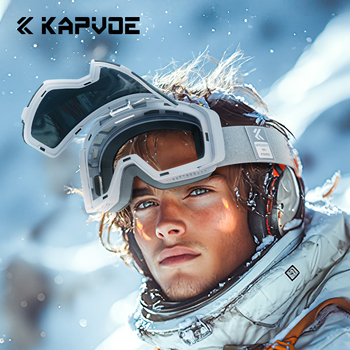 Ски очила Kapvoe Flip-Up, професионални, против замъгляване, за планинарство на открито, ветроустойчиви очила, еднослойни и двойни очила за сняг