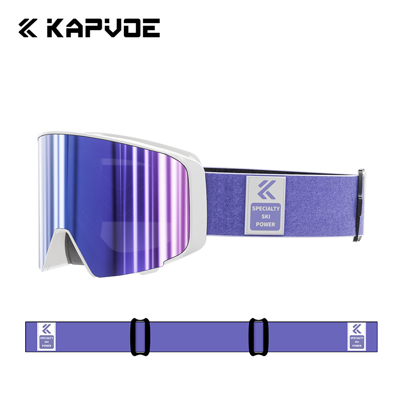 Ски очила Kapvoe Flip-Up, професионални, против замъгляване, за планинарство на открито, ветроустойчиви очила, еднослойни и двойни очила за сняг