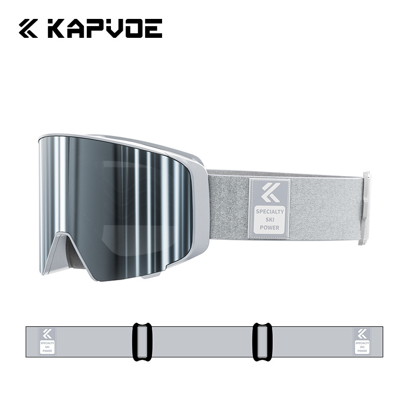 Ски очила Kapvoe Flip-Up, професионални, против замъгляване, за планинарство на открито, ветроустойчиви очила, еднослойни и двойни очила за сняг