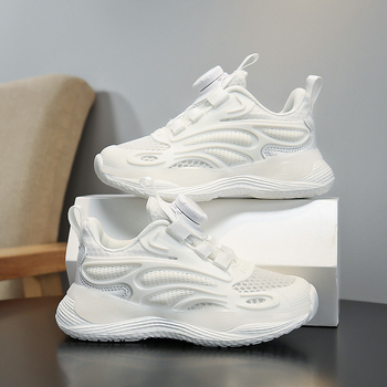 Αθλητικά παπούτσια για αγόρια 2025 Καλοκαιρινά, μοντέρνα, ελαφριά, αθλητικά, casual παπούτσια για κορίτσια με μονό πλέγμα και περιστρεφόμενη αγκράφα