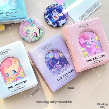 Албум за картички Pony Polaroid, лазерна книга за съхранение на картички Star Chasing, момичешко сърце, One Palace, мини 3-инчов Polaroid албум