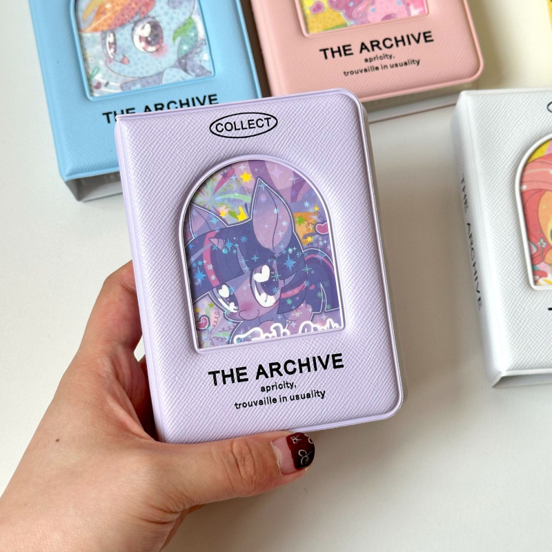 Албум за картички Pony Polaroid, лазерна книга за съхранение на картички Star Chasing, момичешко сърце, One Palace, мини 3-инчов Polaroid албум