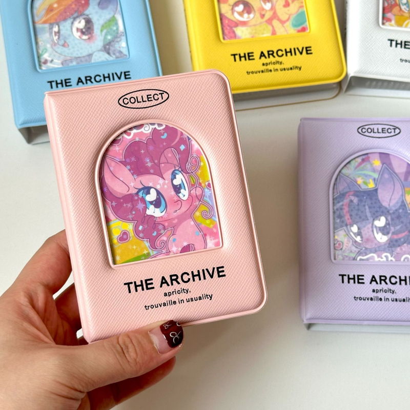 Албум за картички Pony Polaroid, лазерна книга за съхранение на картички Star Chasing, момичешко сърце, One Palace, мини 3-инчов Polaroid албум