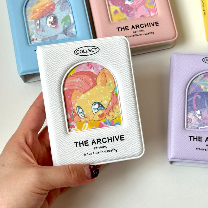 Албум за картички Pony Polaroid, лазерна книга за съхранение на картички Star Chasing, момичешко сърце, One Palace, мини 3-инчов Polaroid албум