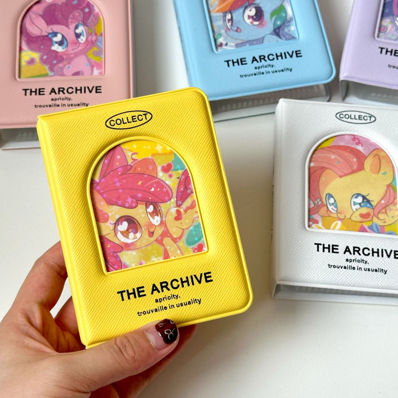 Албум за картички Pony Polaroid, лазерна книга за съхранение на картички Star Chasing, момичешко сърце, One Palace, мини 3-инчов Polaroid албум