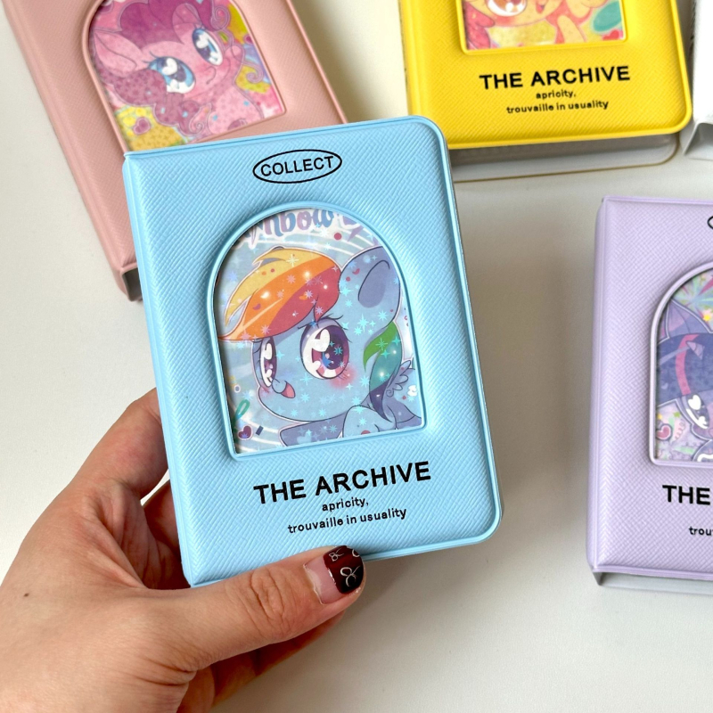 Албум за картички Pony Polaroid, лазерна книга за съхранение на картички Star Chasing, момичешко сърце, One Palace, мини 3-инчов Polaroid албум