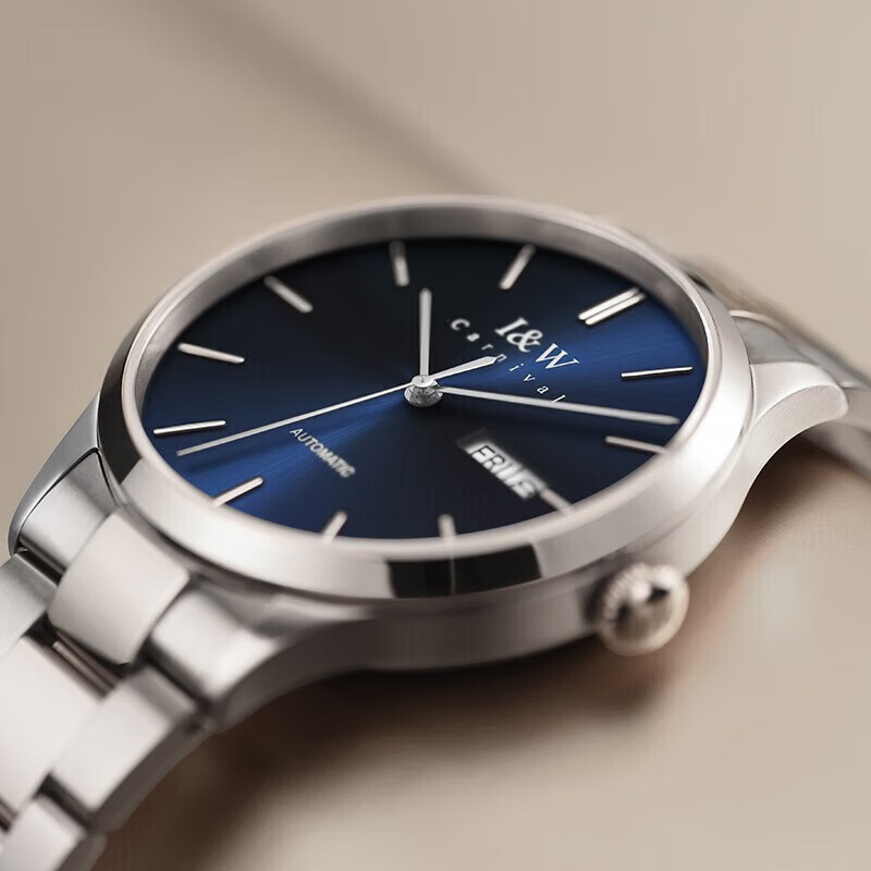 I&W Carnival imporditud Jaapani mehhanismiga automaatne mehaaniline käekell, meeste ärikellade disain ja eritellimusel töötlemine