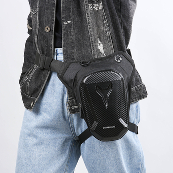 Тактическа чанта за крака за мъже, многофункционална водоустойчива чанта за кръста за езда на мотоциклет, презрамка за открито