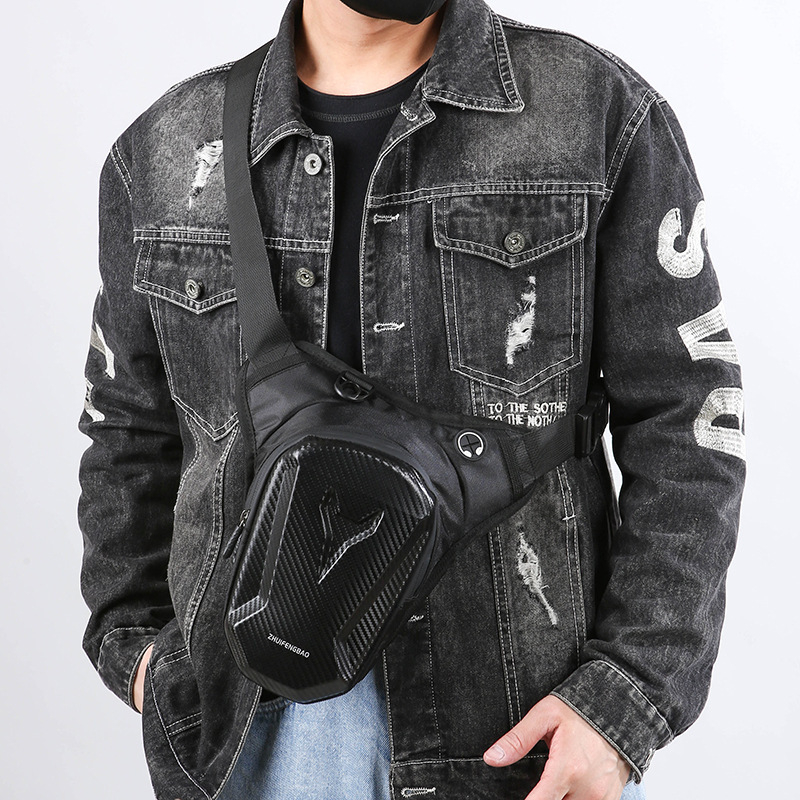 Тактическа чанта за крака за мъже, многофункционална водоустойчива чанта за кръста за езда на мотоциклет, презрамка за открито