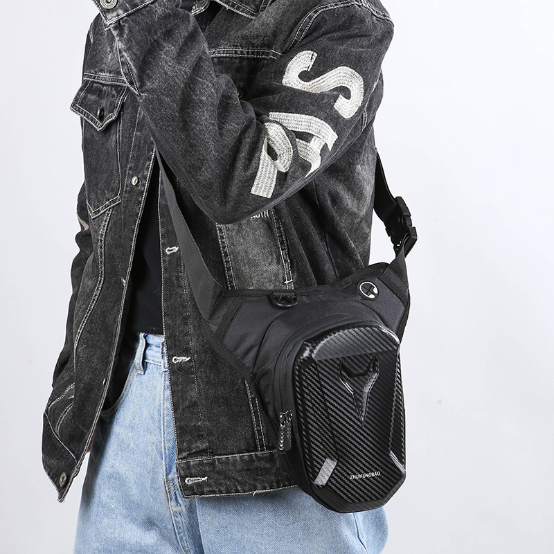 Тактическа чанта за крака за мъже, многофункционална водоустойчива чанта за кръста за езда на мотоциклет, презрамка за открито