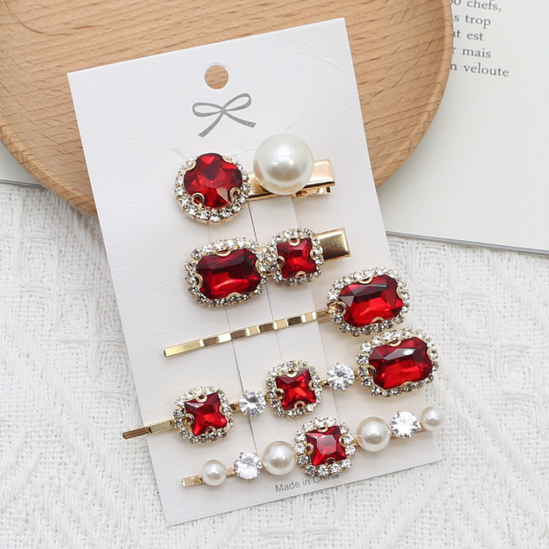 Tehase otsetarnimine retro supervälk smaragdrohelise rhinestone juuksenõel super haldjas külgklamber juuksenõel tukk pardilindi klamber