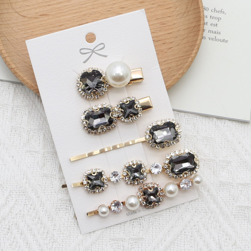 Tehase otsetarnimine retro supervälk smaragdrohelise rhinestone juuksenõel super haldjas külgklamber juuksenõel tukk pardilindi klamber