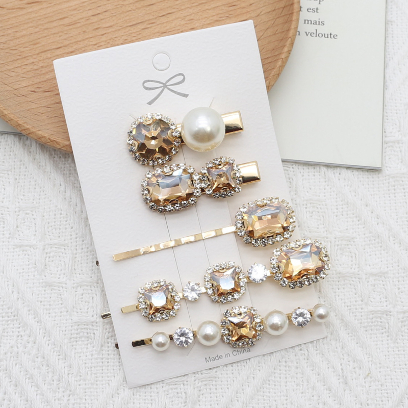 Tehase otsetarnimine retro supervälk smaragdrohelise rhinestone juuksenõel super haldjas külgklamber juuksenõel tukk pardilindi klamber