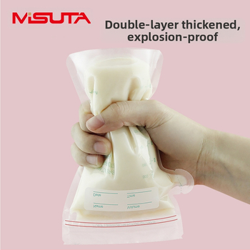 ✅ Σακούλα αποθήκευσης μητρικού γάλακτος, τσάντα αποθήκευσης γάλακτος μιας χρήσης, όρθια διπλής ράγας σφραγισμένη τσάντα αποθήκευσης, 30 τεμάχια