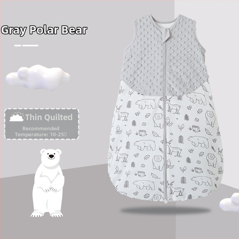 Bazai Rabbit Cross-border kevad- ja sügis beebidele mõeldud löögikindel puuvillane vastsündinute toodete vestiga integreeritud beebimagamiskott