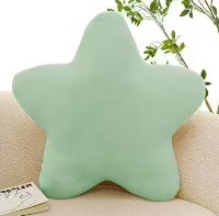 Väliskaubanduse seitsmevärviline Põhjamaade väikese tähega padi Super pehme armas plush mänguasi magamispadi Macaron nukupadi