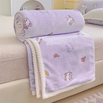 Nauja oro kondicionieriaus antklodė, snapo antklodė, sutankinta koralų vilna, dvipusė antklodė, debesų vilna, sutankinta daugiafunkcinė braškių spalvos antklodė