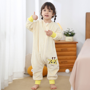 MICHLEY Νέος ανοιξιάτικος και φθινοπωρινός φανελένιος υπνόσακος κατηγορίας Α για παιδιά, ολόσωμη φόρμα με παιδικό υπνόσακο για όλες τις ηλικίες