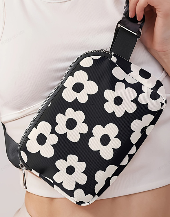 Geantă diagonală florală exclusivă