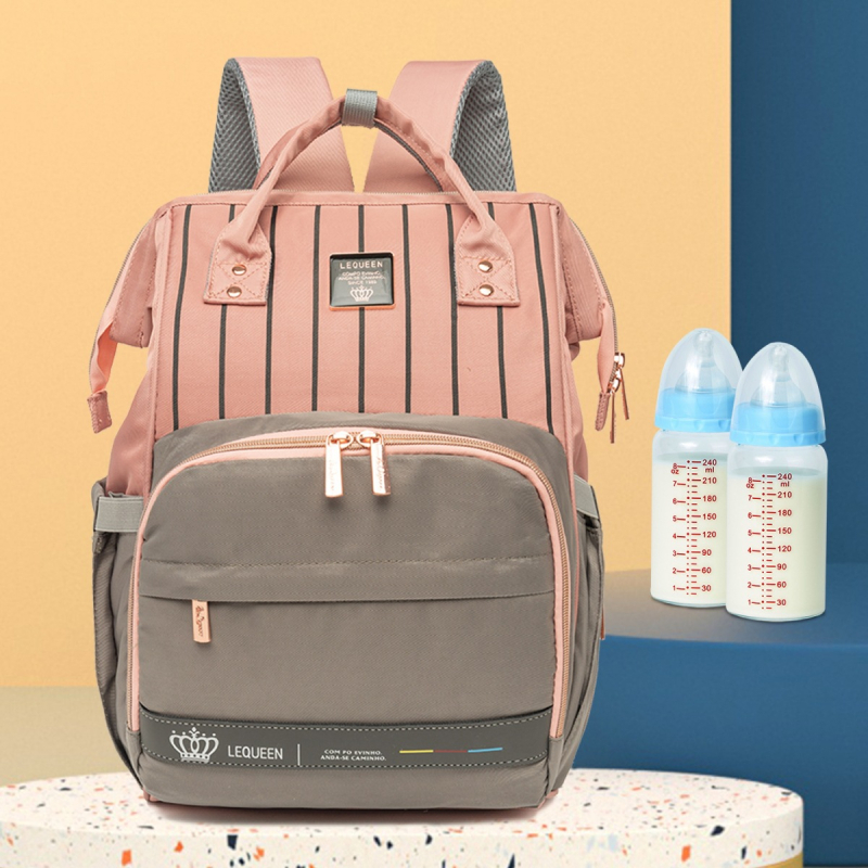 Új, könnyű, luxus anyatáska, nagy kapacitású hátizsák anya és baba utazótároló pelenkatáska, multifunkcionális anyatáska
