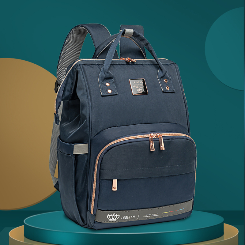 Új, könnyű, luxus anyatáska, nagy kapacitású hátizsák anya és baba utazótároló pelenkatáska, multifunkcionális anyatáska