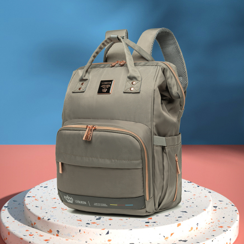 Új, könnyű, luxus anyatáska, nagy kapacitású hátizsák anya és baba utazótároló pelenkatáska, multifunkcionális anyatáska