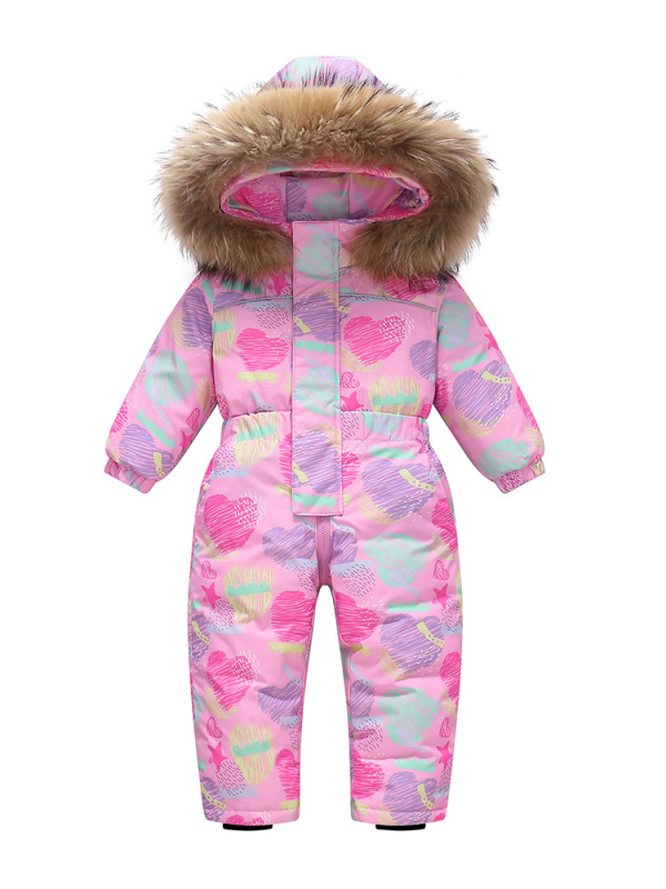 Tehase otsemüük 2025. aasta piiriülene laste ühes tükis suusaülikond poistele ja tüdrukutele. Uus paksendatud talvejope.