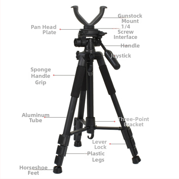 Τρίποδα από κράμα αλουμινίου. Πλατφόρμα κυνηγιού 5 μέτρων για όρθια χρήση, παρακολούθηση πουλιών, υποστήριξη Yuntai, τηλεσκοπική βάση άσκησης δαπέδου.