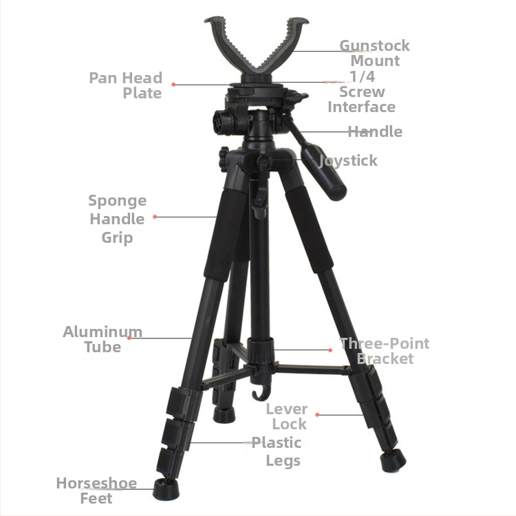 Статив от алуминиева сплав. 5 м ловна платформа за наблюдение на птици на открито, Yuntai опора, телескопична скоба за упражнения на пода.