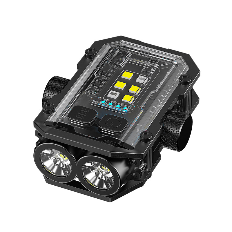 Φωτεινό εξωτερικό φως επισκευής και συντήρησης αυτοκινήτων, πολυλειτουργικό περιστρεφόμενο γυροσκόπιο, ισχυρός φακός με ισχυρό μαγνητικό προειδοποιητικό φως